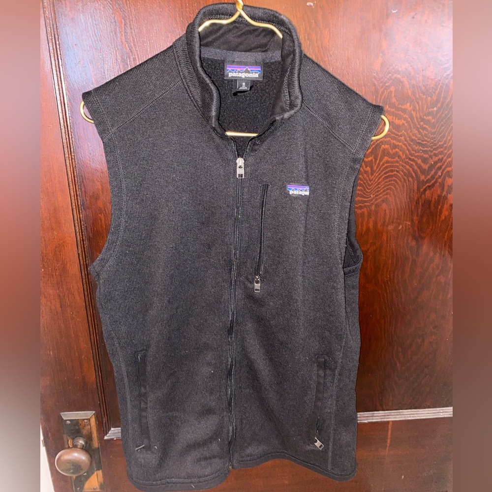 Men’s Black Patagonia Vest Size M